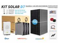 Kit de lítio Deye D7 30 kwh por dia com bateria Weco 15,9 kwh 100% DOD