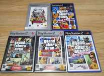 Kolekcja GTA PS2 III, Vice City, San Andreas, LCS, VCS. Komplety, mapy