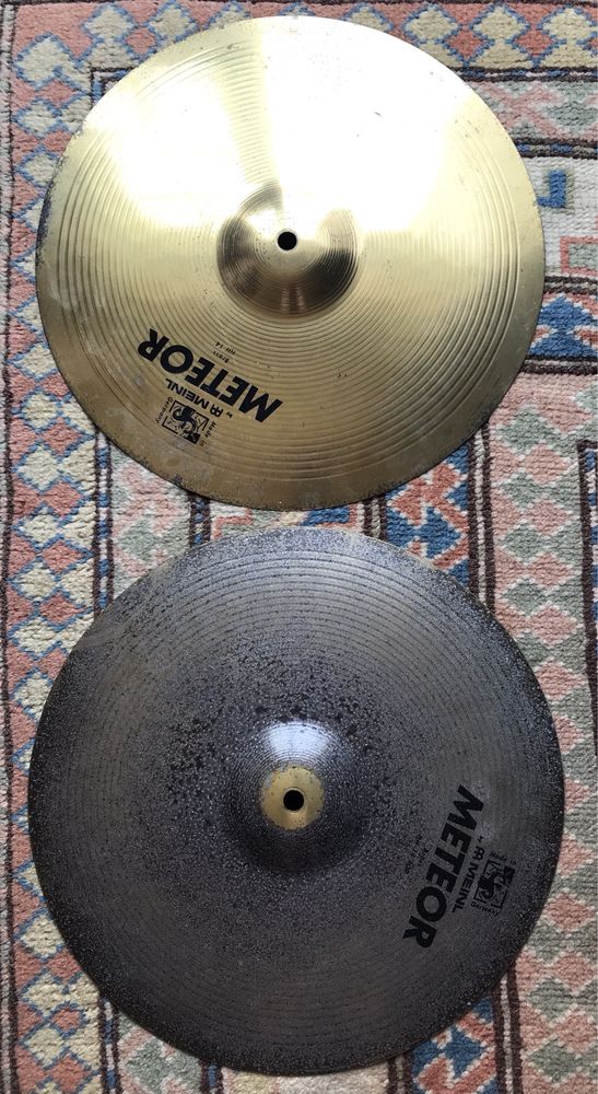 Hihat choques pratos Meinl Meteor 14”