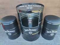 Zestaw mebli z beczek babek Jack Daniels