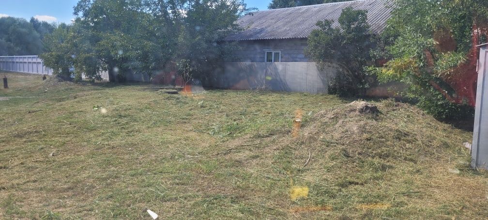 ПокОс травы уборка участка СПил деревьев