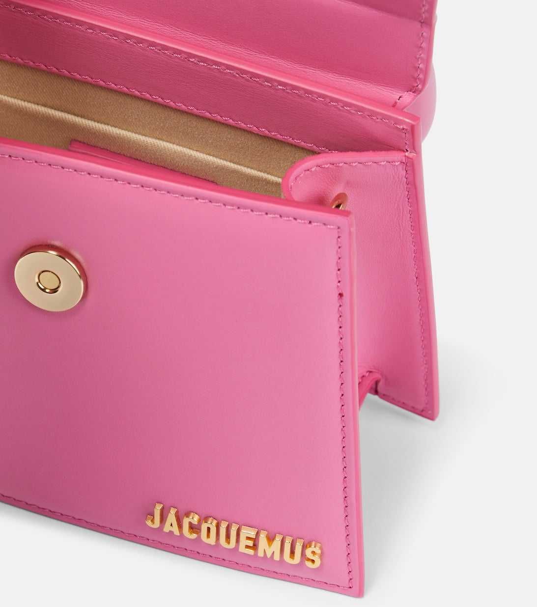 Сумка Jacquemus Le Chiquito Medium leather bag Pink