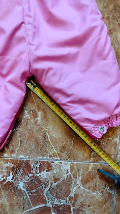 Теплий зимовий комбінезон 74р (9-12 місяців) з рукавичками і пінєтками