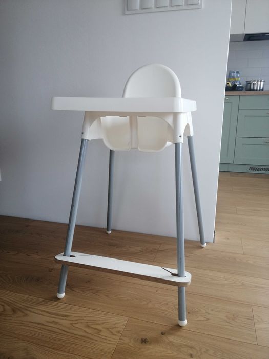 Krzesełko do karmienia ikea antilop z podnóżkiem