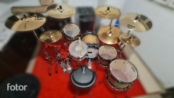 Perkusja DrumCraft Series 8 Rock Maple (klon) + Twin Blachy Statywy