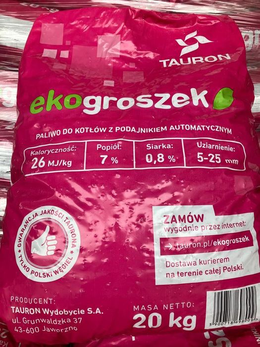 SKŁAD OPAŁU Ekogroszek groszek plus Sobieski