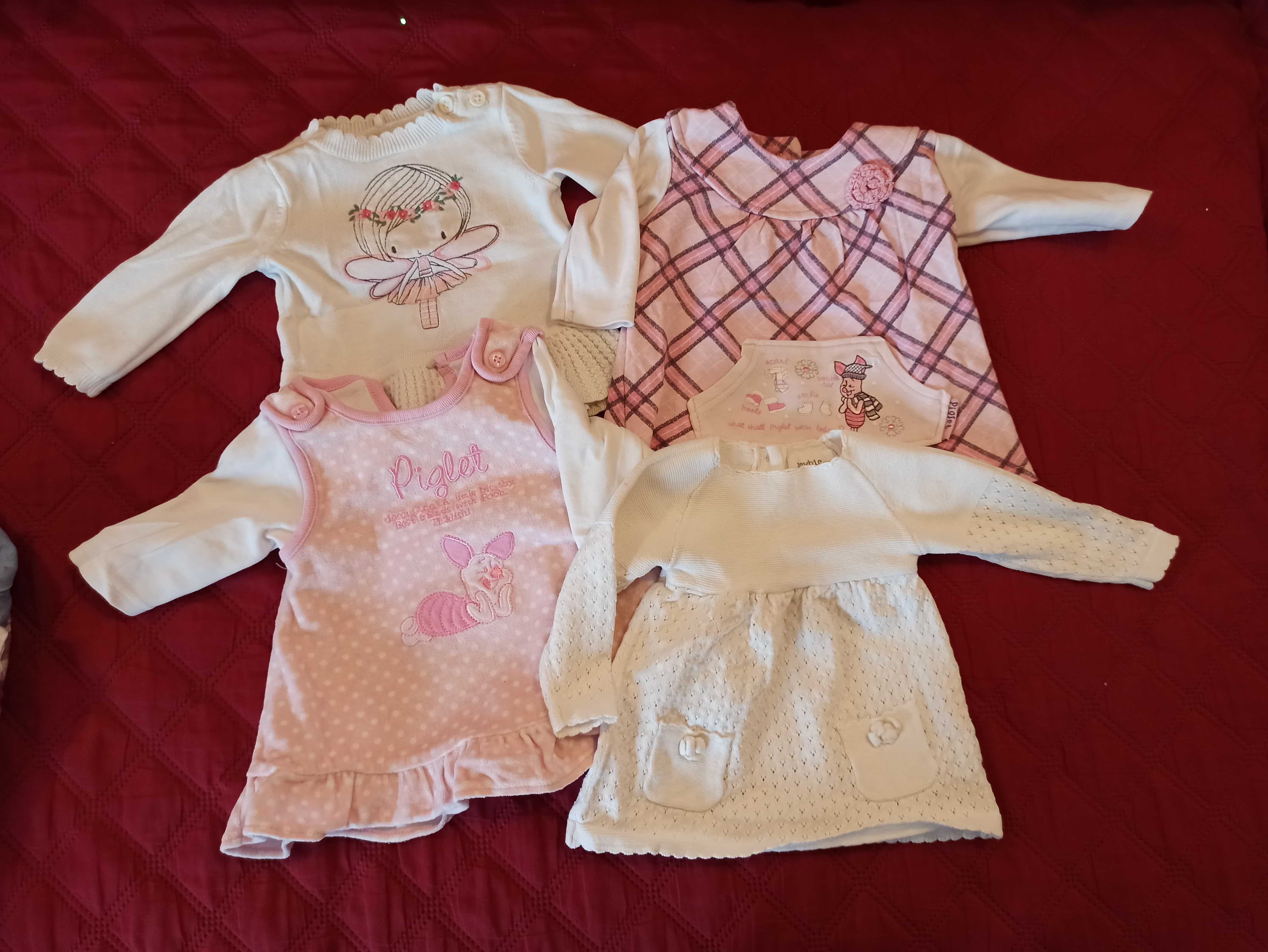 Paka ubrań- wyprawka noworodka 56-62
Marki newbie, h&m, zara+ dodatki
