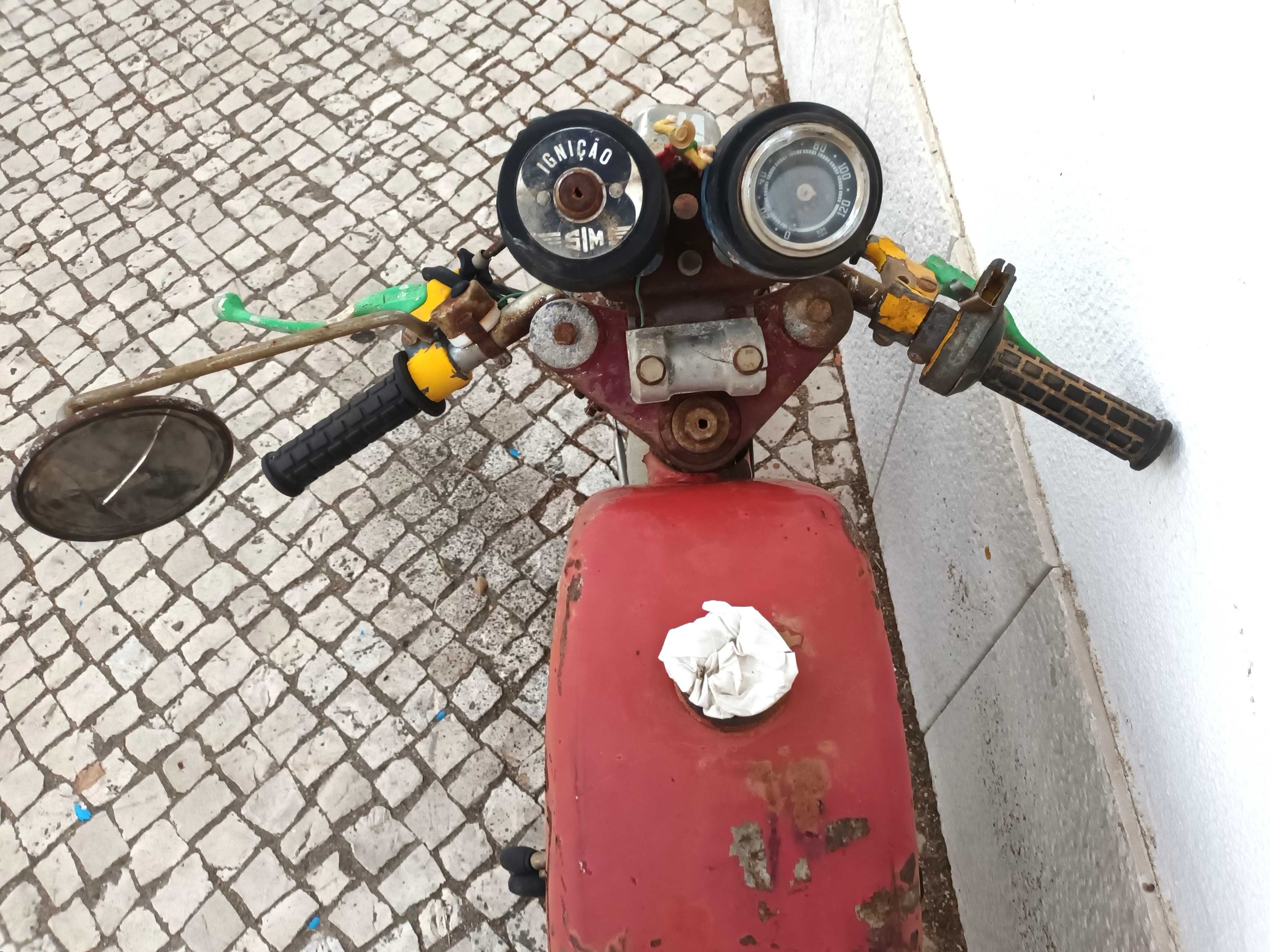 Casal K185 Trial de 1974 quadro amarelo