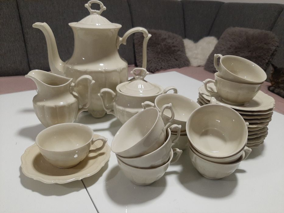 Komplet przedwojennej porcelany Tielsch Altwasser