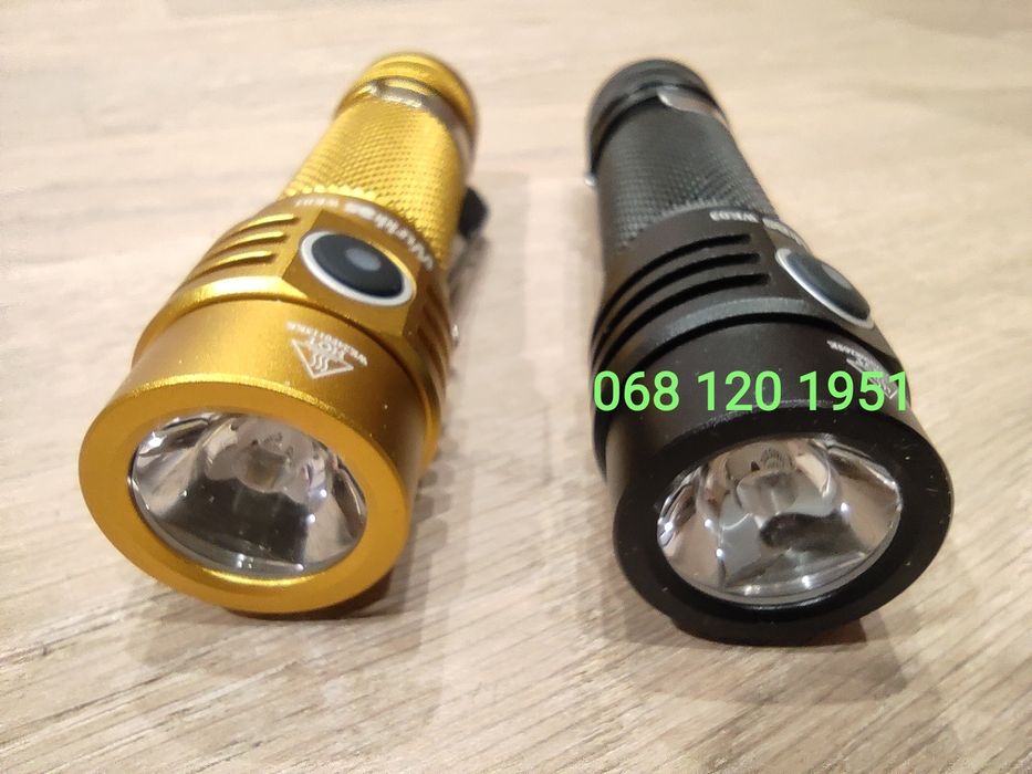 WURKKOS  wk03  BLACK  GOLDEN   Sofirn sc18 Military GREEN