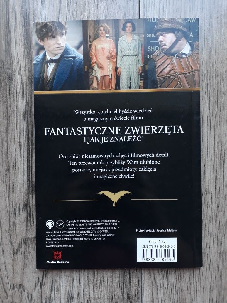 Książka Fantastyczne zwierzęta i jak je znaleźć Przewodnik po filmie