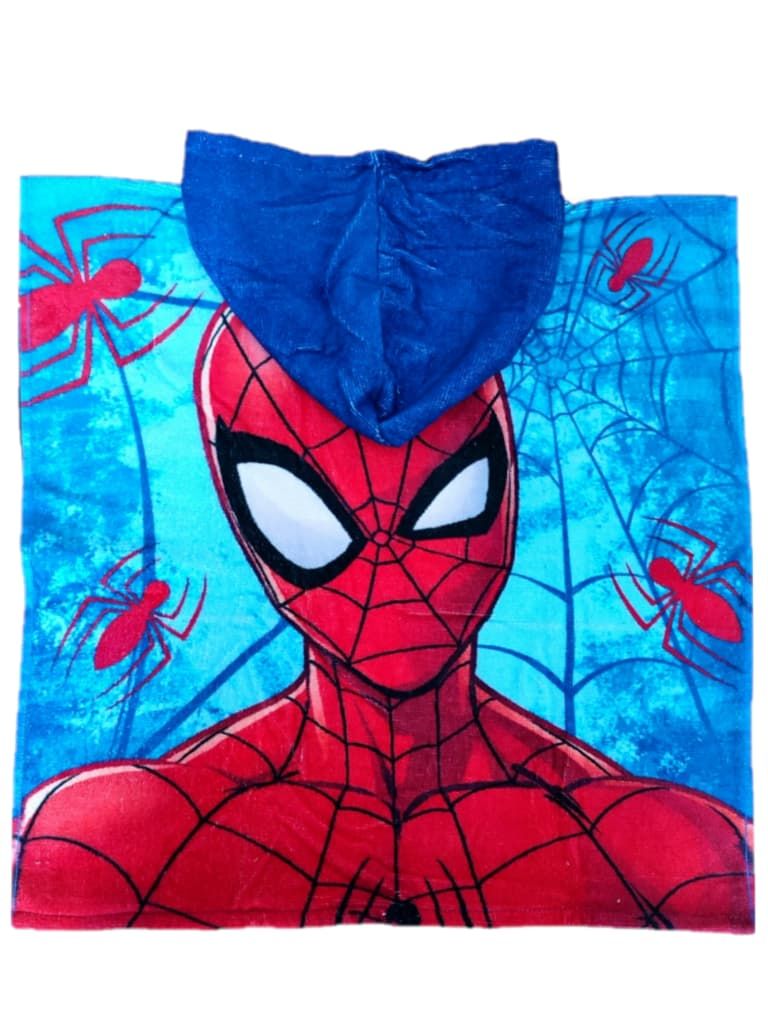 Ponczo poncho ręcznik z kapturem Spiderman Bawełna