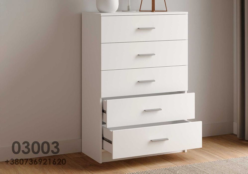 Нове за ціною БУ‼️Вертикальний комод з 5 ящиками у сучасному стилі