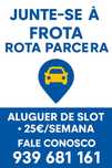 Junte-se à frota TVDE Rota Parceira UBER/BOLT - Slots por 25€ p/semana