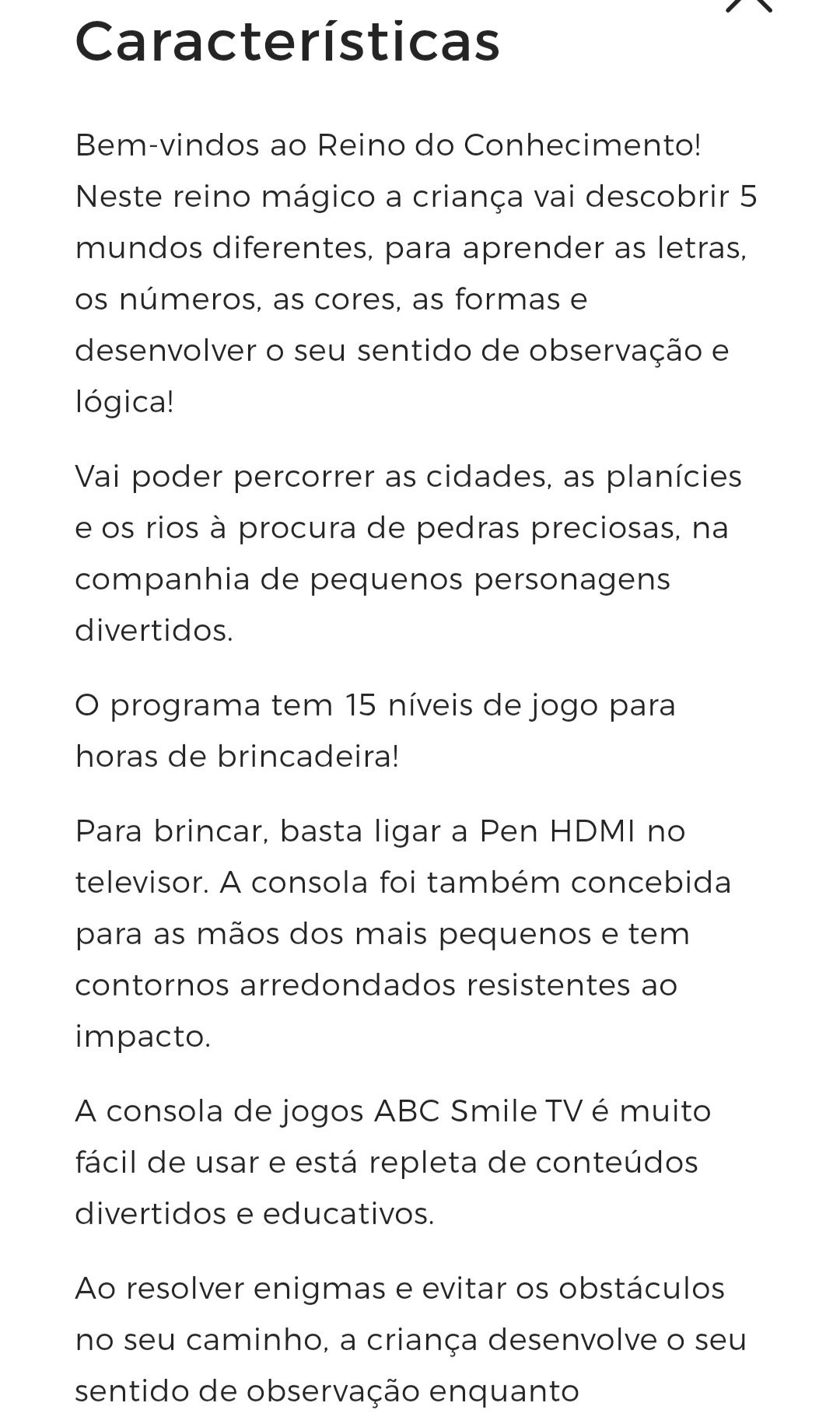 Jogo Eletrónico VTECH V-Smile TV