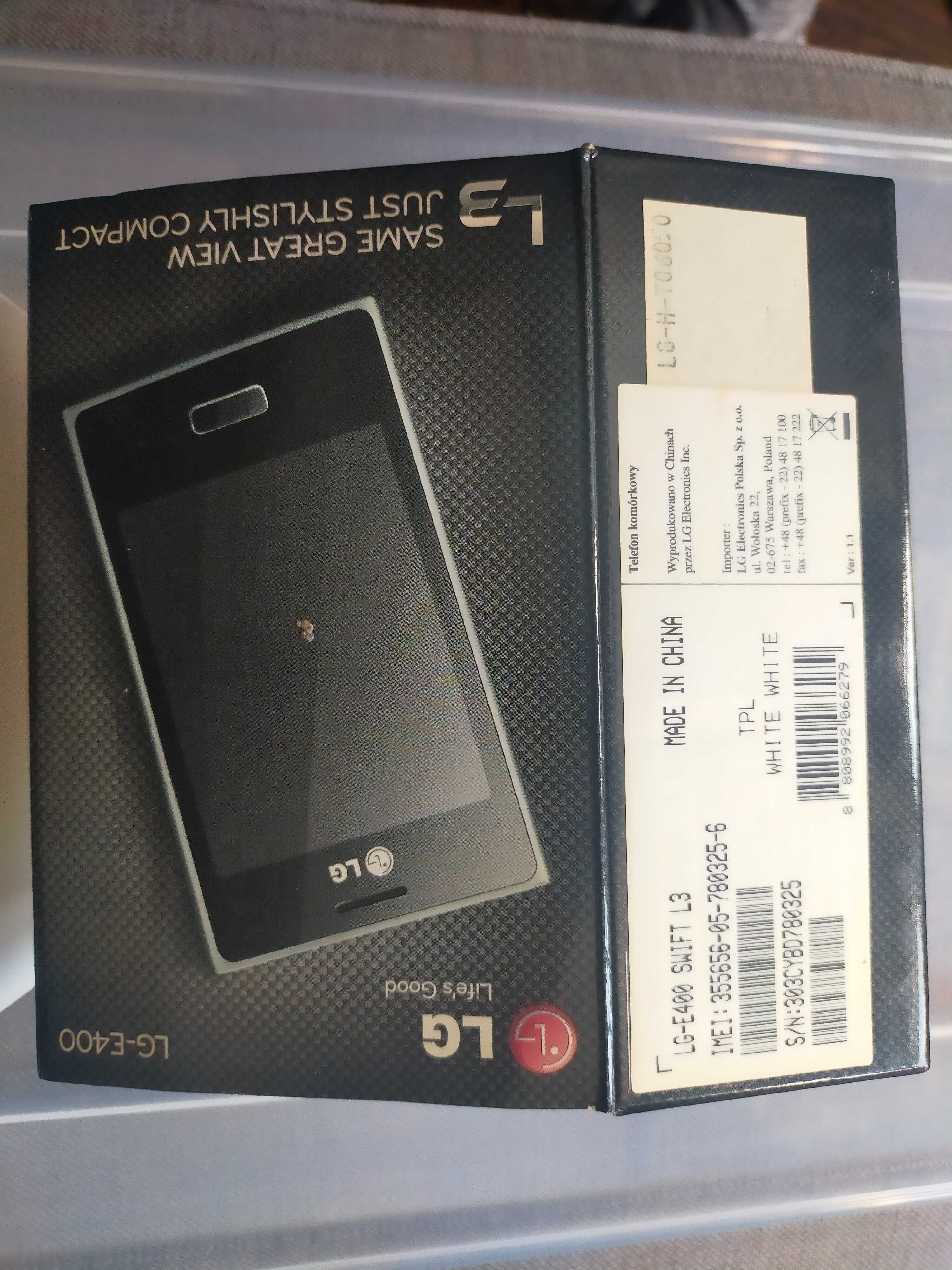 Smartfon LG - E 400 SWIFT