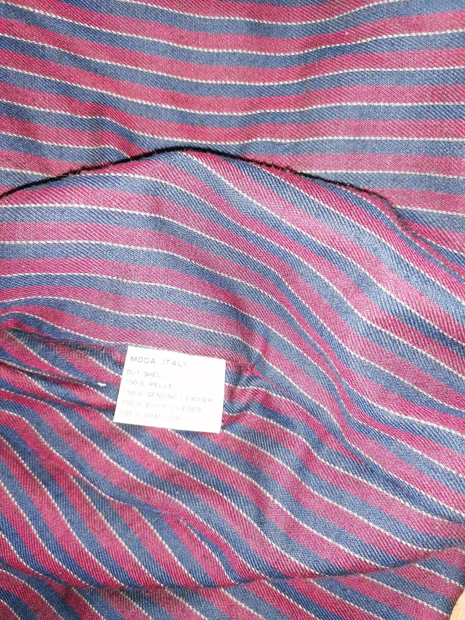 Kurtka skóra naturalna Vintage Y2k męska rozmiar z metki M