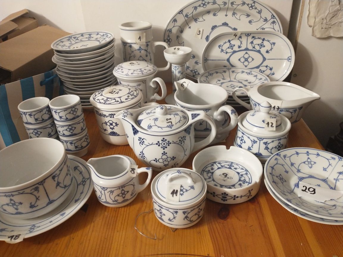 Kolekcja porcelana wzór słomkowy cena za zestaw w/g spisu