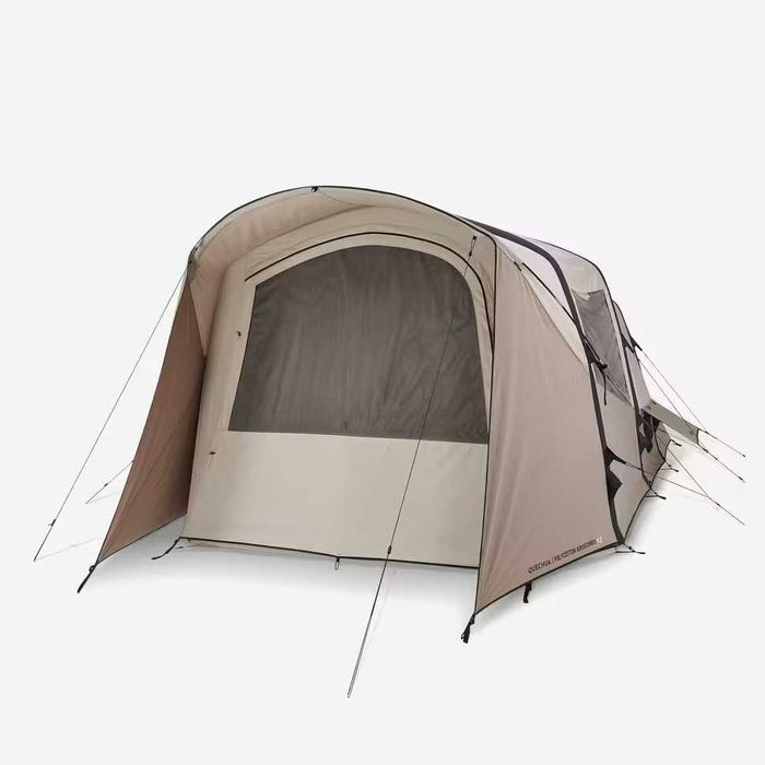 Namiot kempingowy dmuchany Quechua Air Seconds 4.2 Polibawełna, 4-os.