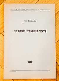 Selected economic texts Zofia Lachowicz SGPiS 1967