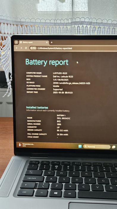Laptop dell latitude 9520 2w1 ekran dotykowy duża bateria