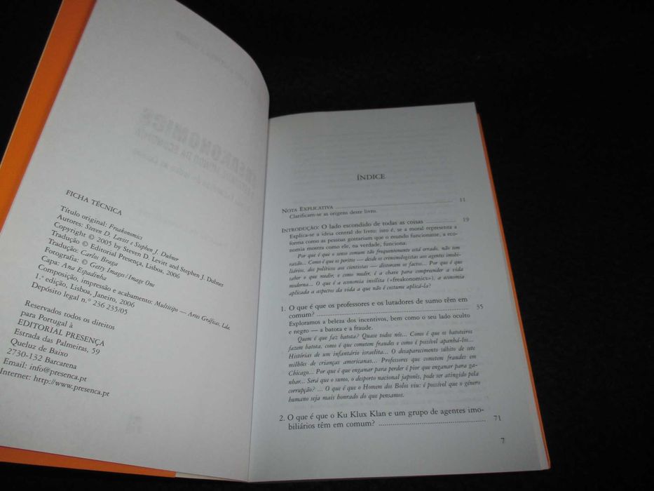 Livro Freakonomics O Estranho Mundo da Economia