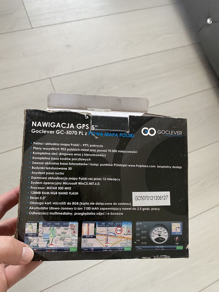 Nawigacja samochodowa gps , goclever gc-5070