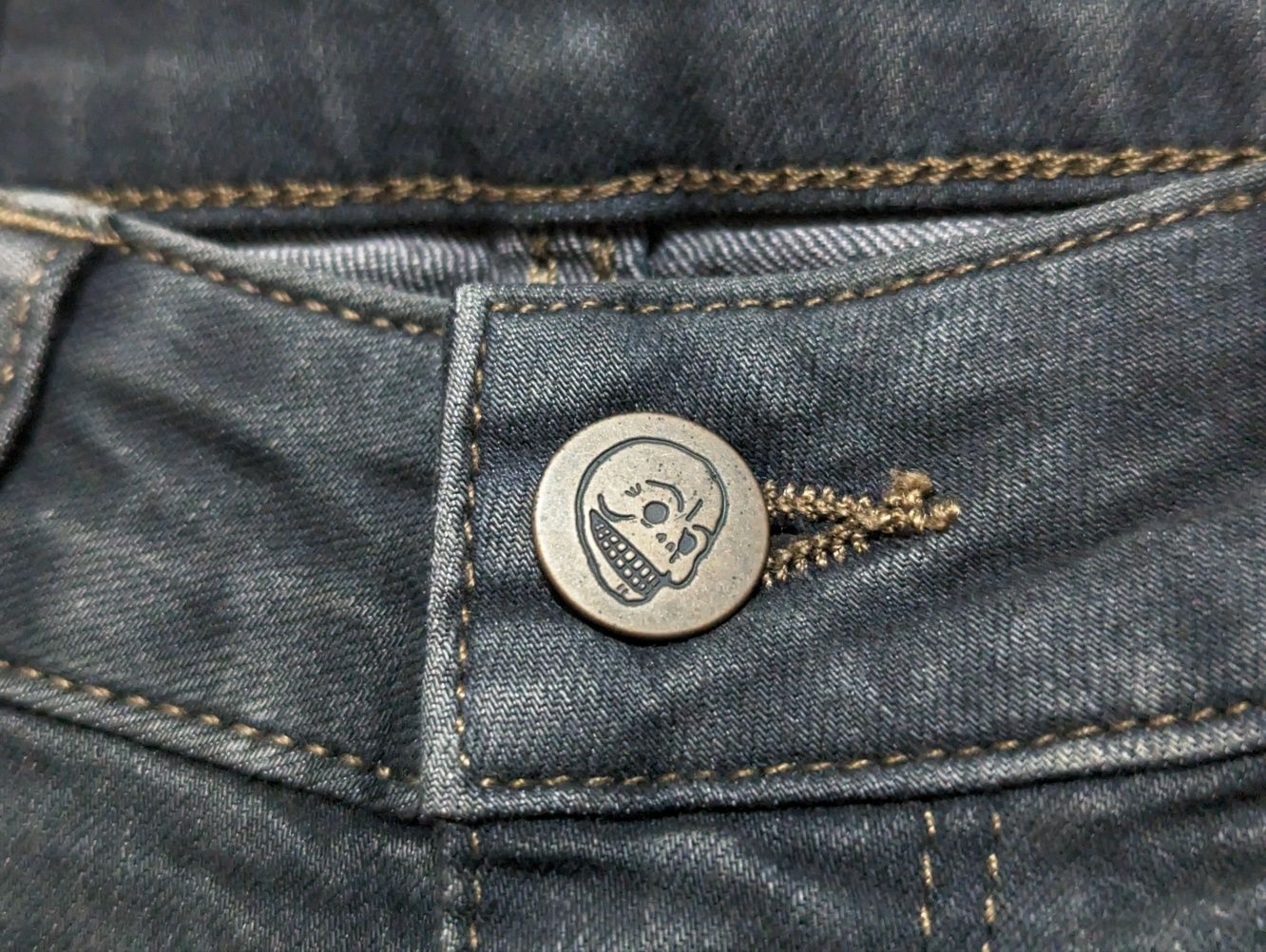Antracytowe jeansy Cheap Monday High Spray Horror, rozmiar 28/29