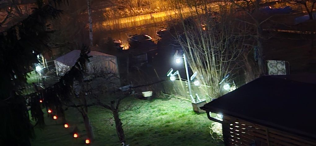 Solarne mocne lampy ogrodowe/ drogowe  kule led. solidne, aluminiowe.