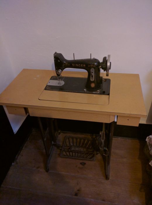 Antiguidades máquina de costura singer