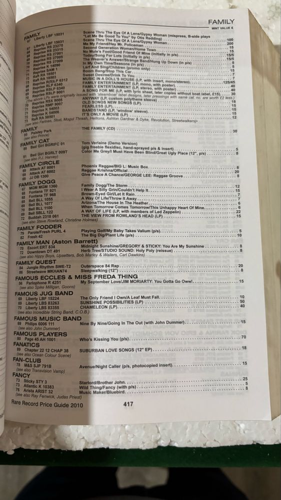 Livro / Compendio / Guia de discos