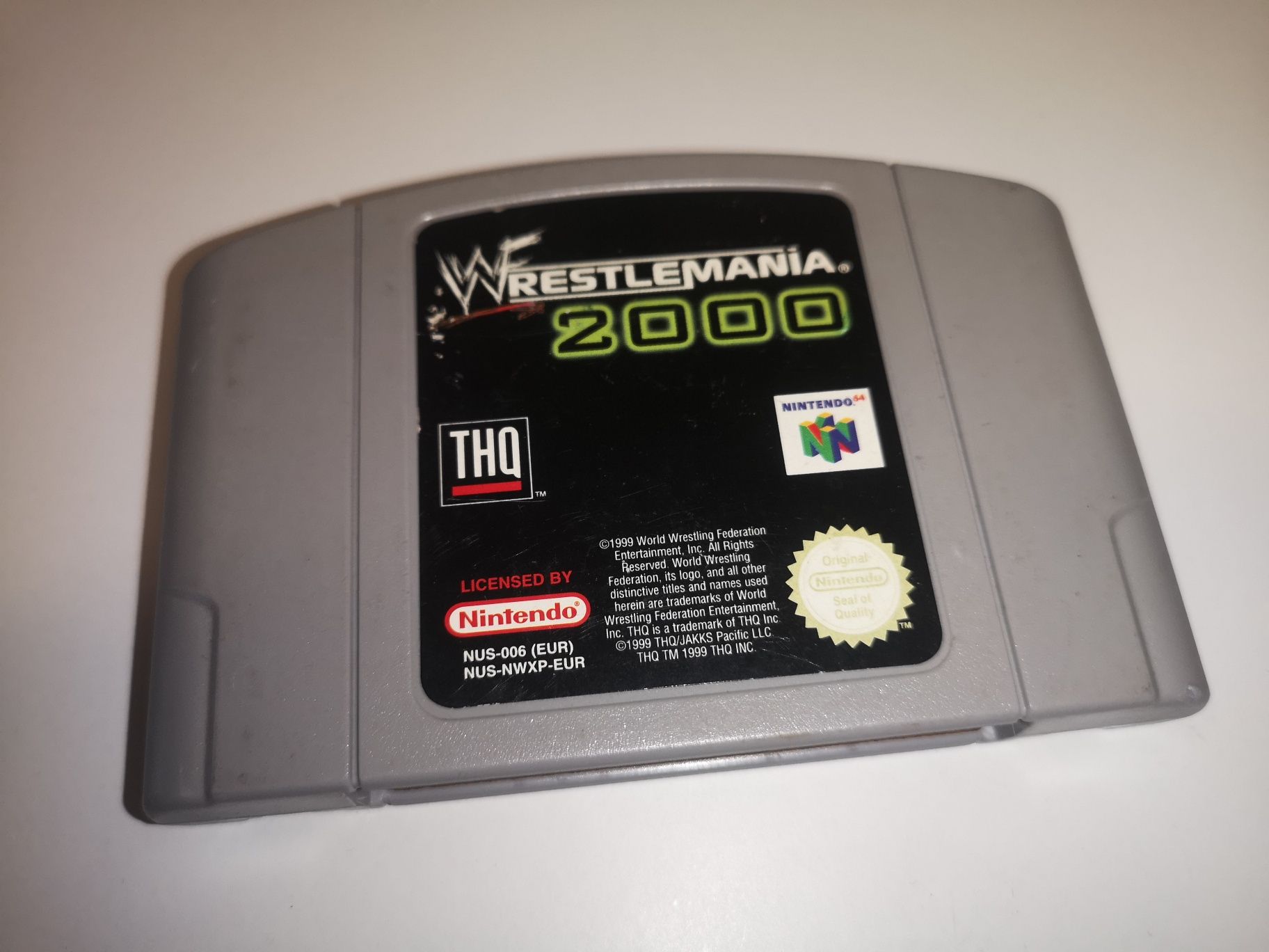Wrestlemania 2000 N64 PAL gra Nintendo 64 Retro (kioskzgrami)