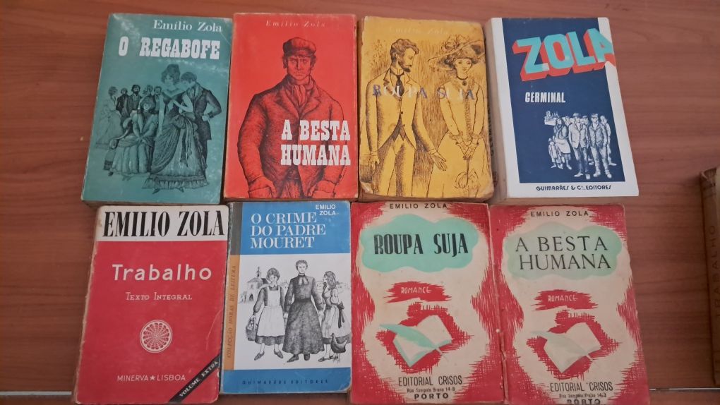Livros Emílio Zola