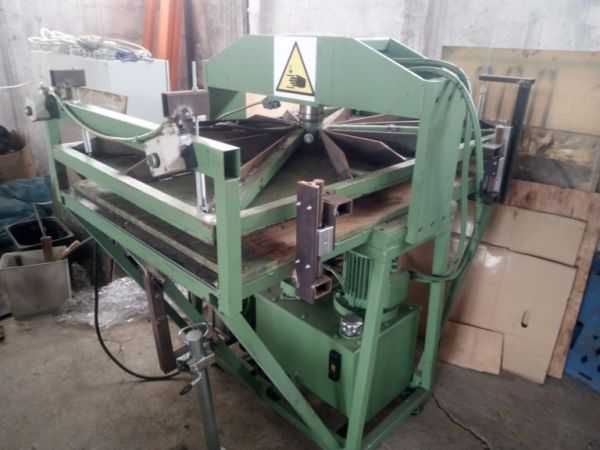 Prasa hydrauliczna 10t do gumy, pap, papieru stół 1,5x0,9m