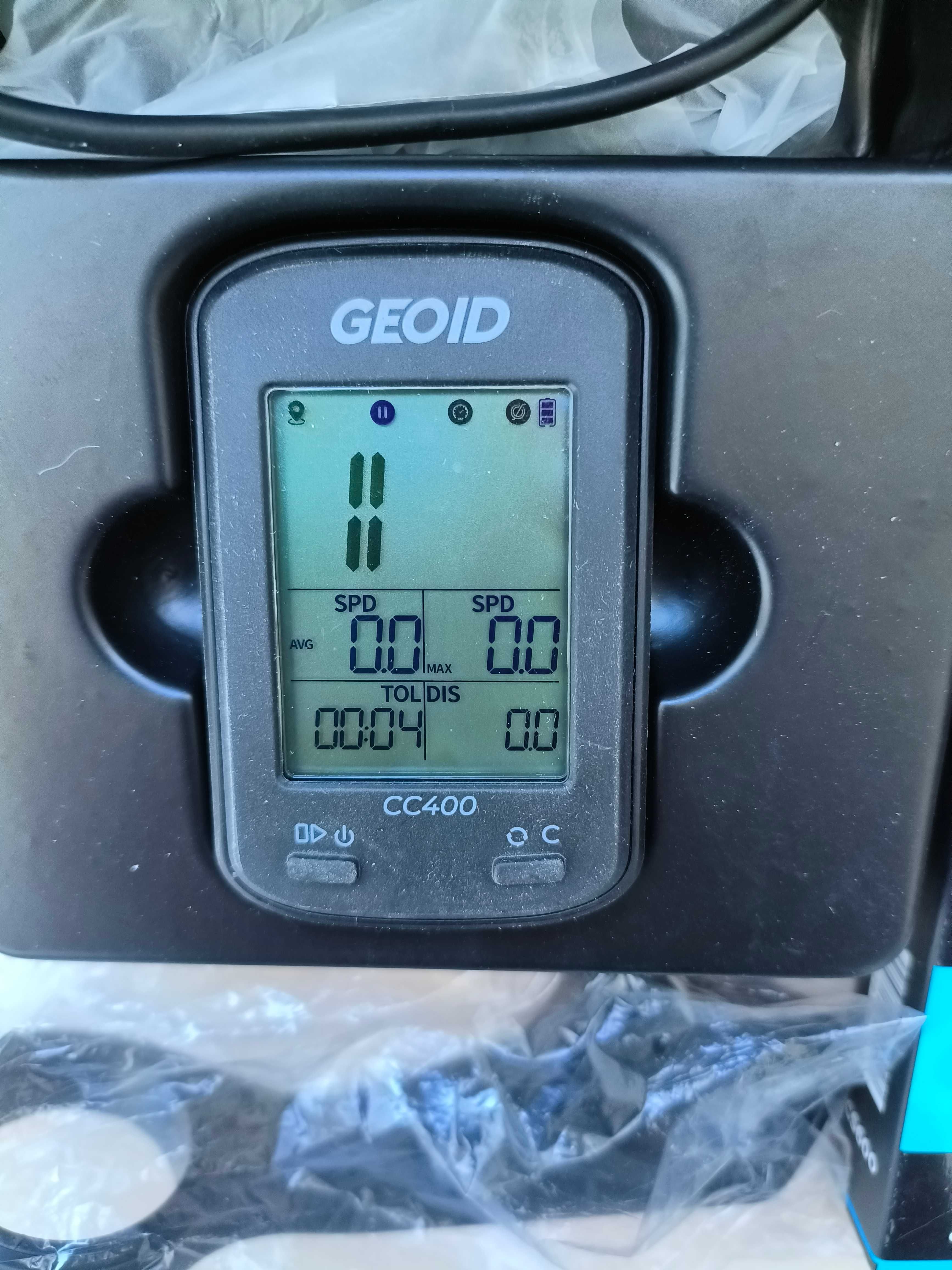 Велокомп’ютер GPS GEOID CC400 з датчиком CS600 cadence