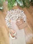 Elegancka bluzka Zara Basic we wzory xl elegancka oryginalna