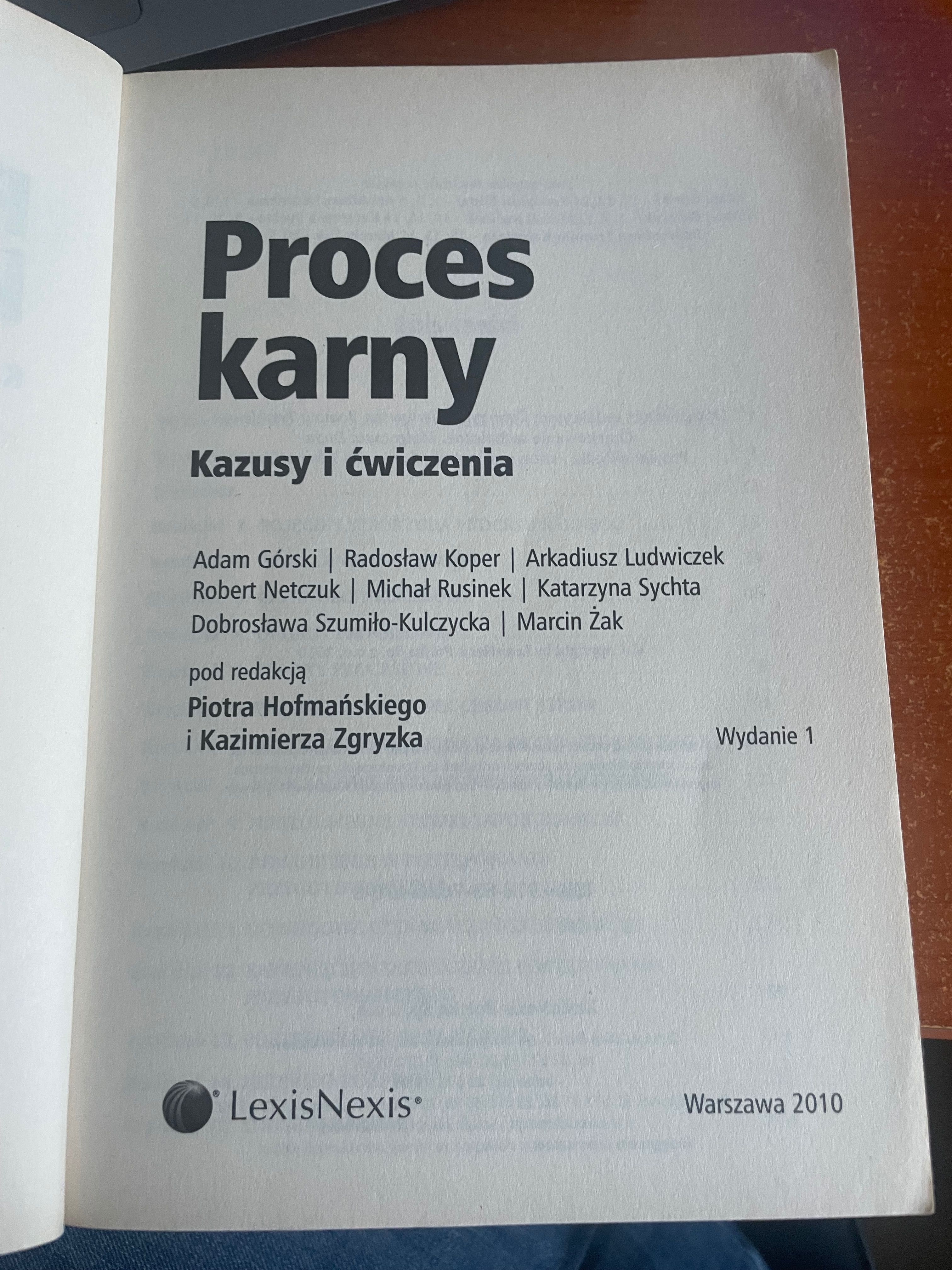 Proces karny - kazusy i ćwiczenia