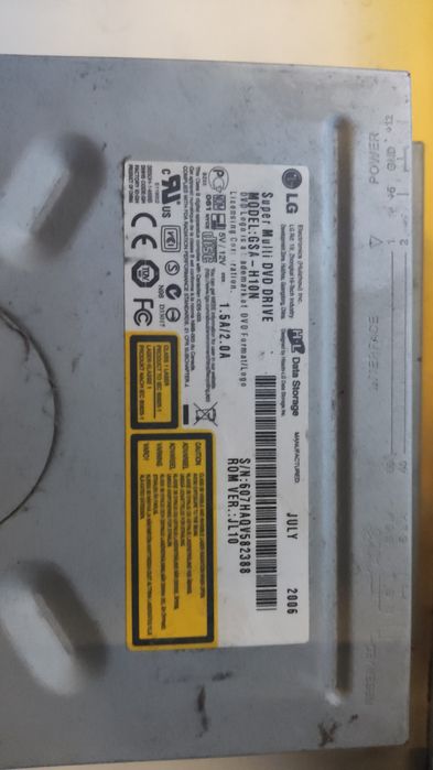 Оптический привод, дисковод, сидиром DVD R/RW и CD R/RW