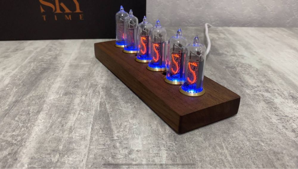Nixie clock, ламповые часы, ламповий годинник на 6 ИН-14