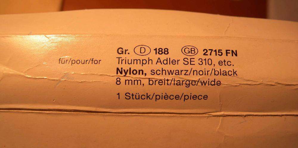 Лента для принтера XEROX 3R 96658 RIB600 1/2/12 BLACK, Germany