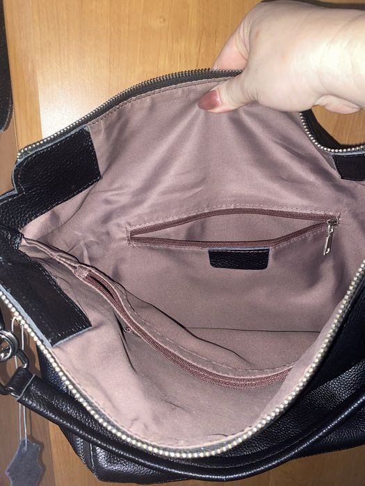 Сумка шкіряна велика