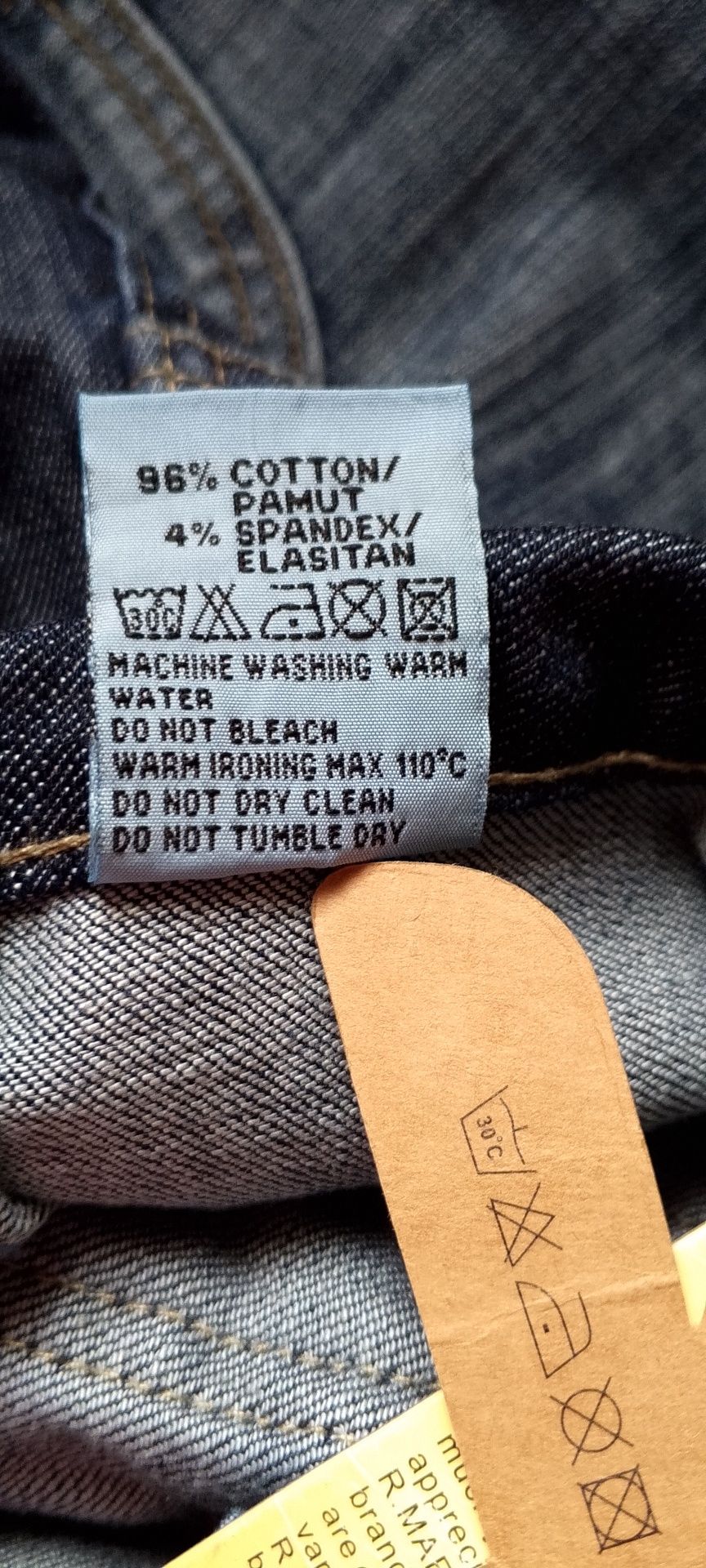 Biodrówki jeans y2k nowe z metkami S M
