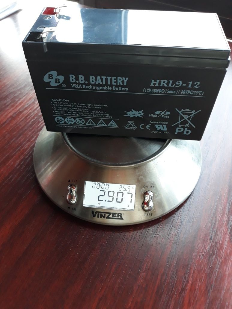 Аккумулятор BB Battery HRL 9-12 12В 9Ач