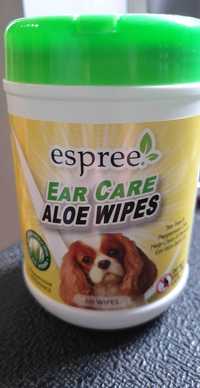 Espree Ear Care Aloe Wipes 60szt. - chusteczki do czyszczenia uszu