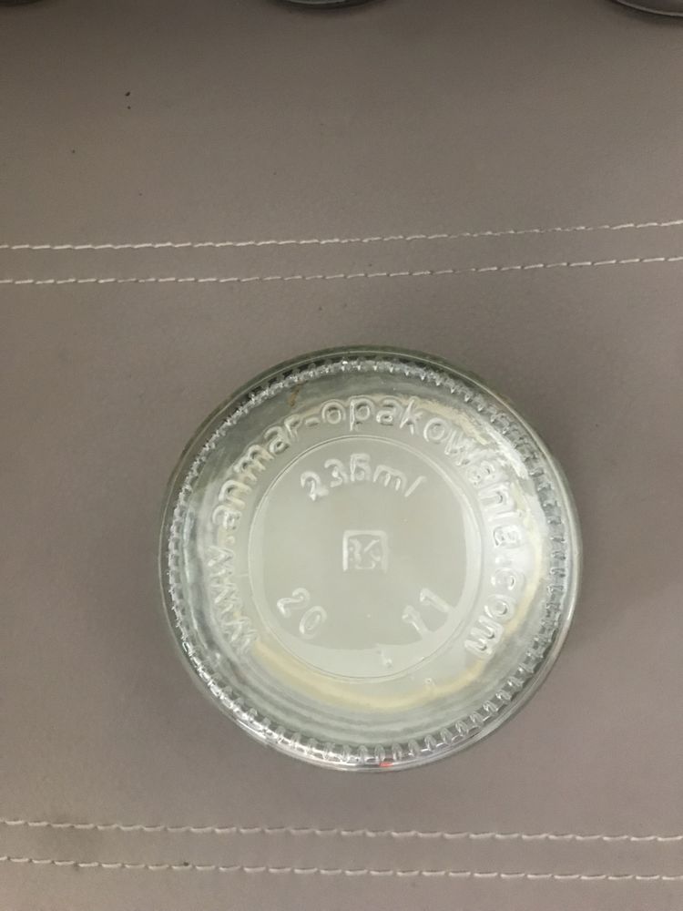 Słoik prosty 235 ml 10 szt. Do deserów, dżemów, mięs