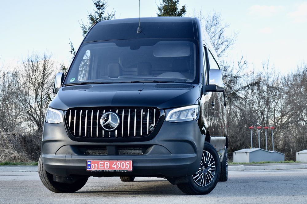 Решітка Sprinter w907 w910 накладка хром решотка бампер улибка