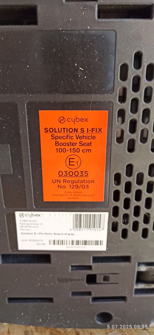 Cybex Solution S2 i-Fix I-Size Fotelik Samochodowy 15-50kg ISOFIX