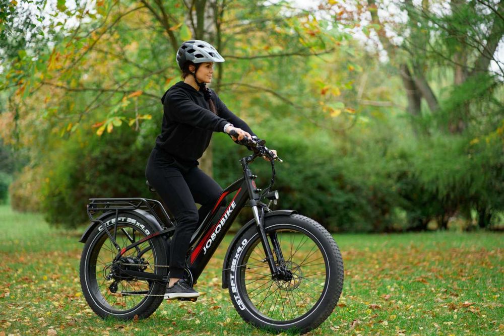 Elektryczny rower Robin od Jobobike - fatbike, niski przekrok,dostępny