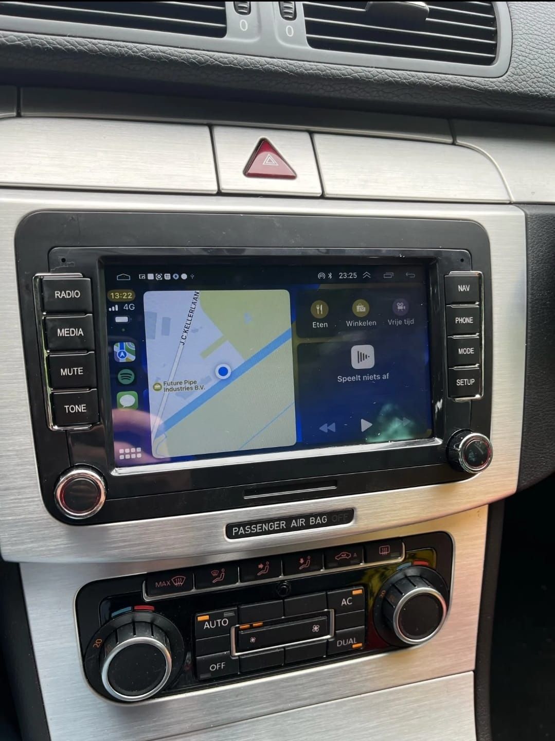 Auto Rádio Android Gps Bluetooth Canbus 2gb 32g Volkswagen Seat Skoda