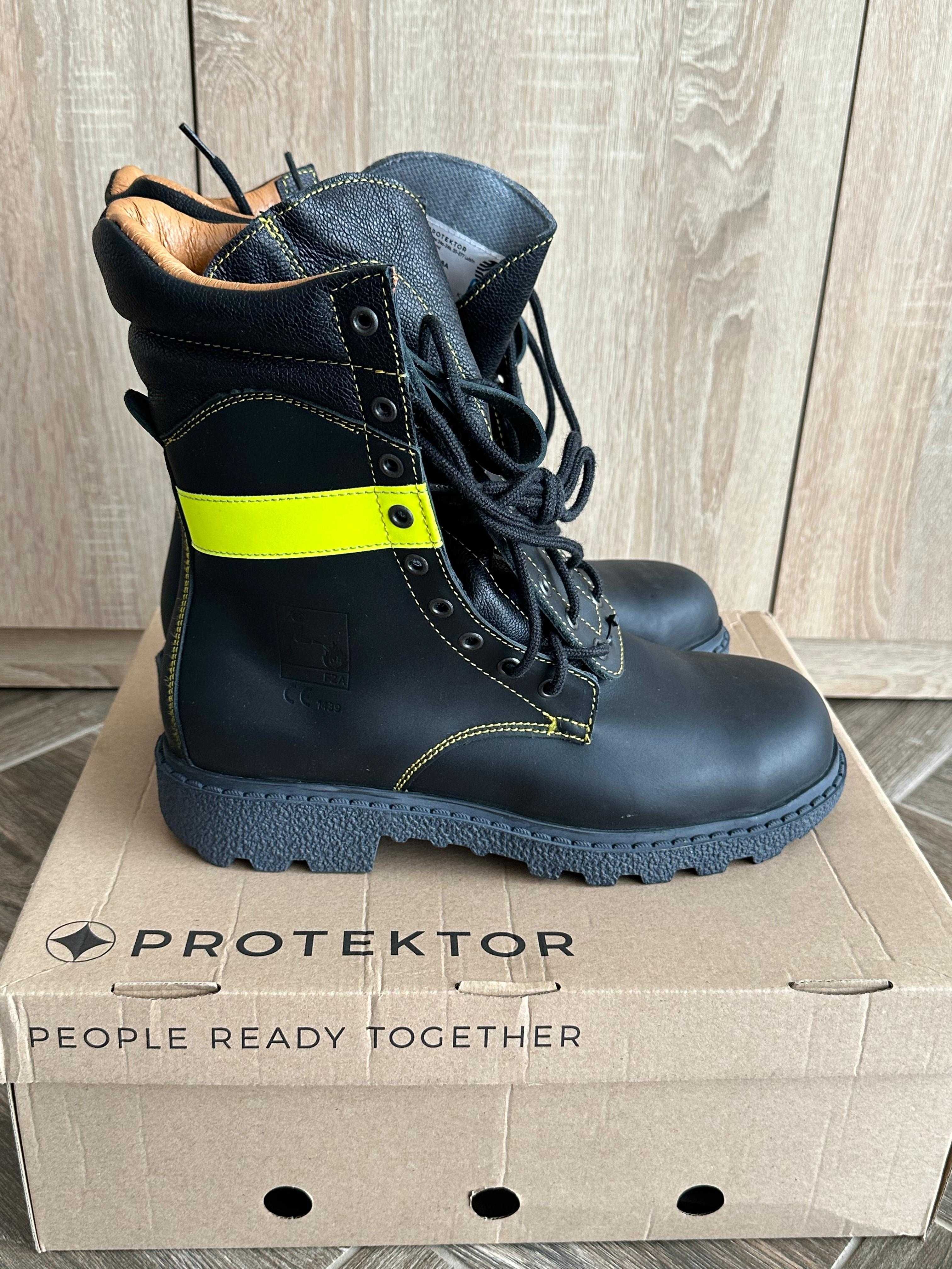 Buty / Trzewiki strażackie Protektor ZERTIX 01 - 110428A r. 43, F2A